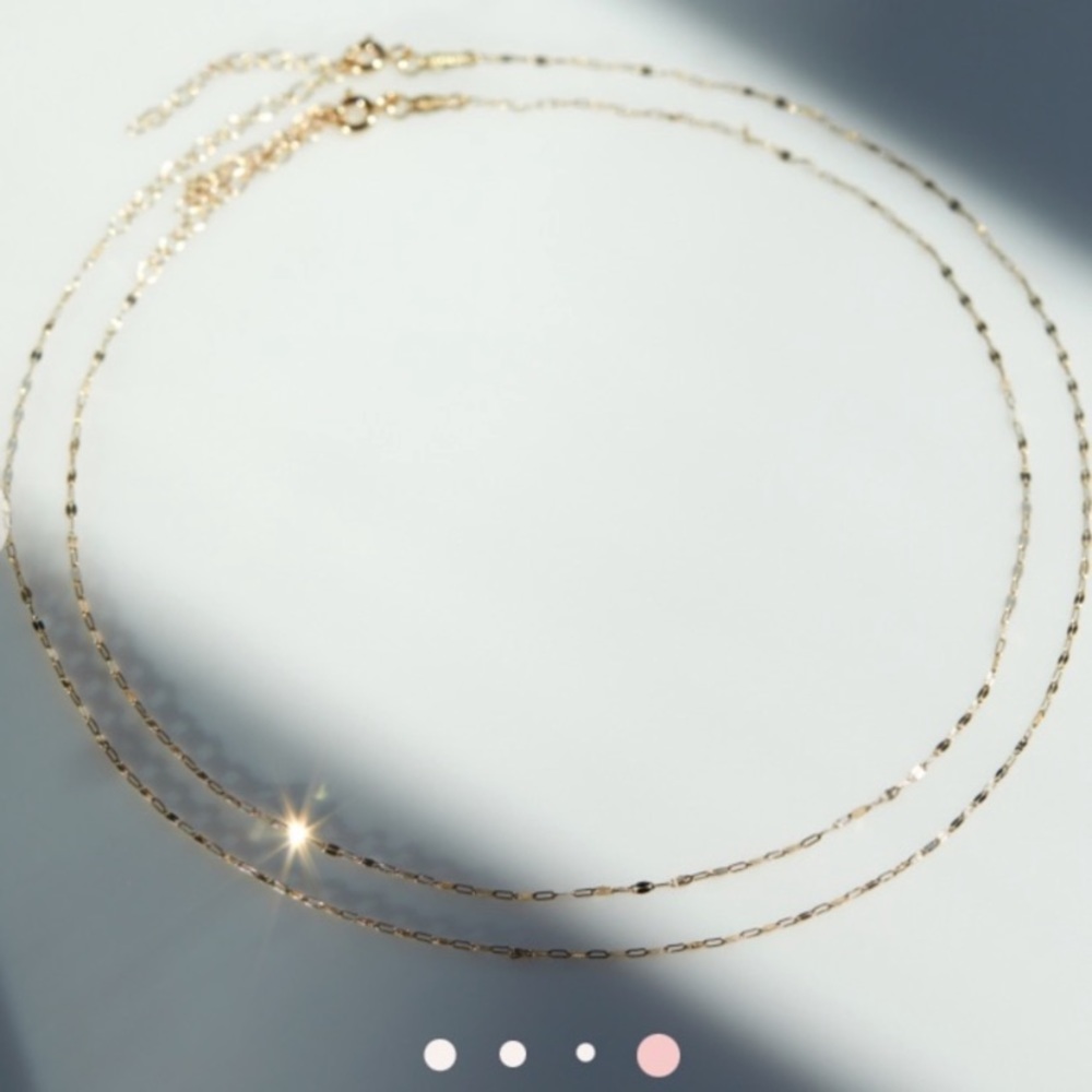 SOLD ! Catbird Tinsel Chain Necklace Choker 16.75” - Picture 1 of 11